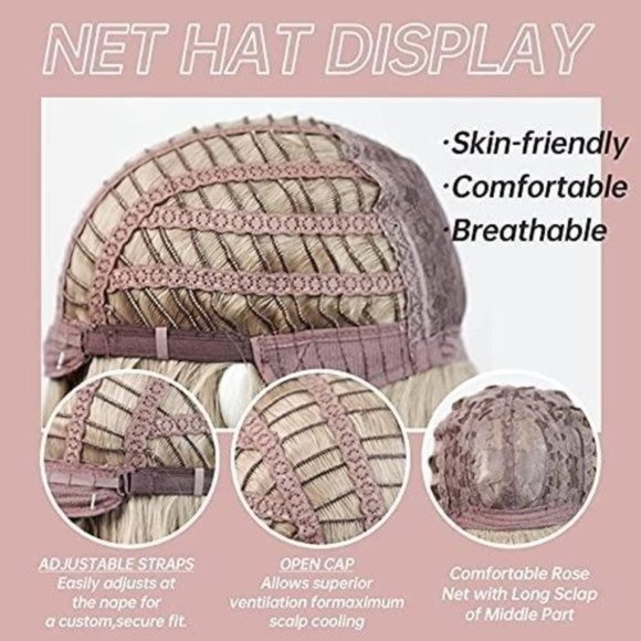 Long Dark Rooted Blonde Wigs | 24 Inches - Picture 3 of 7